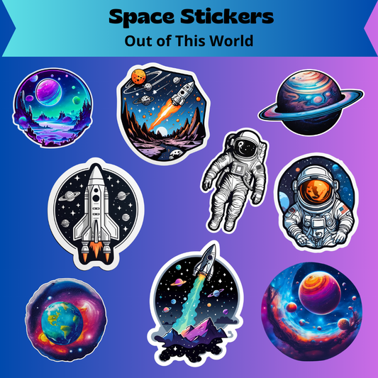 Space Stickers - Plushi 