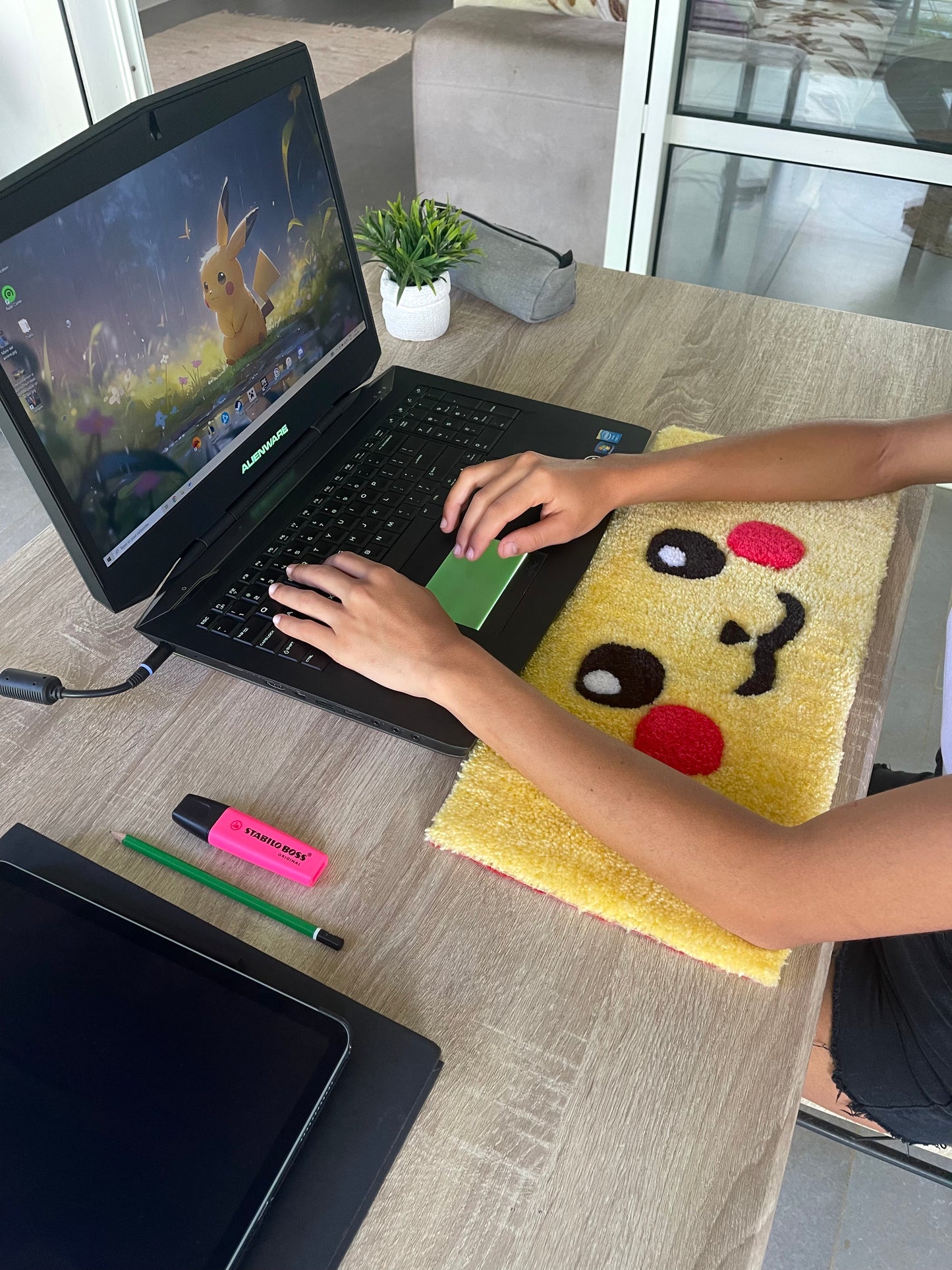 Tapis de clavier Pikachu