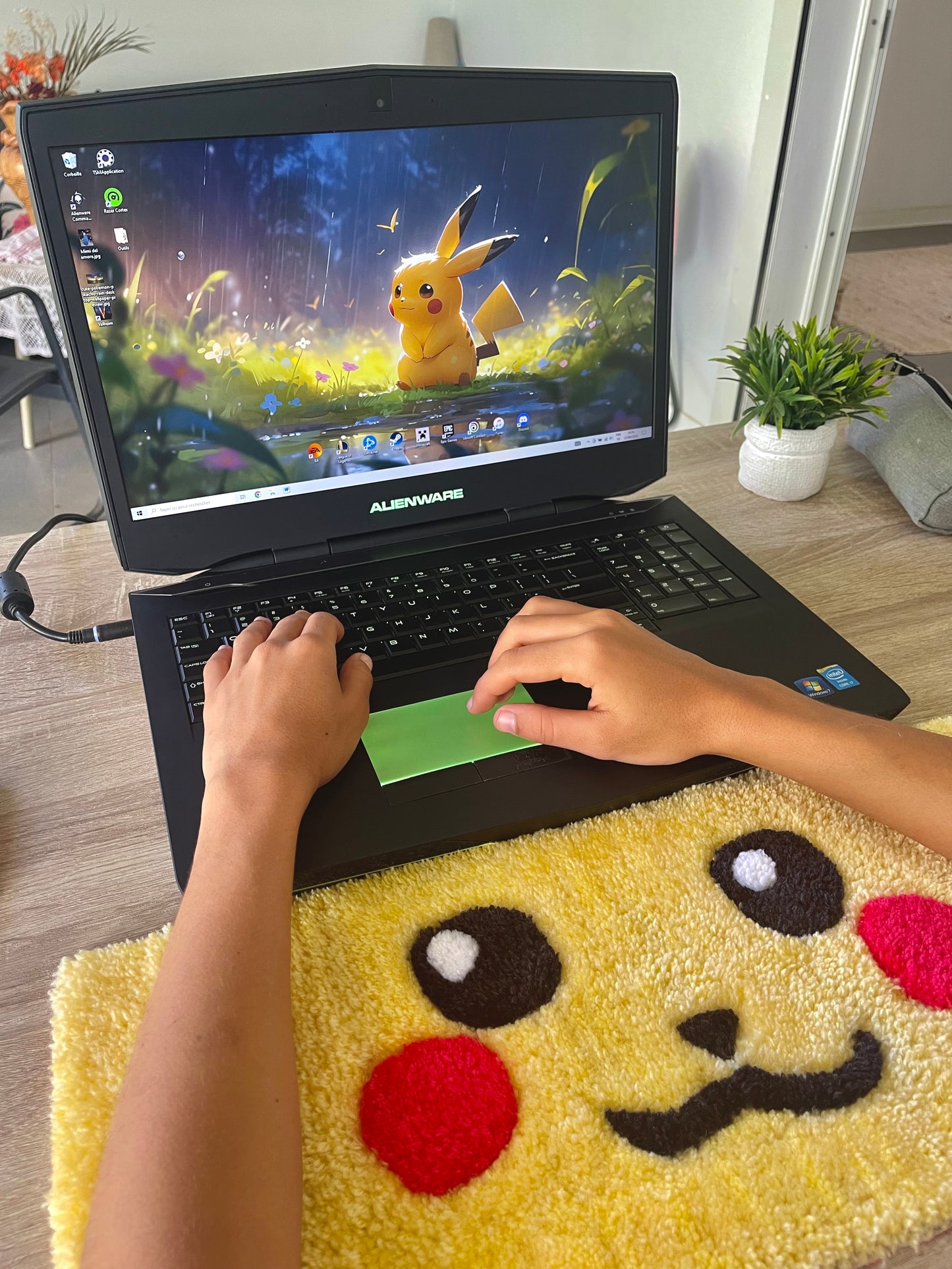 Tapis de clavier Pikachu