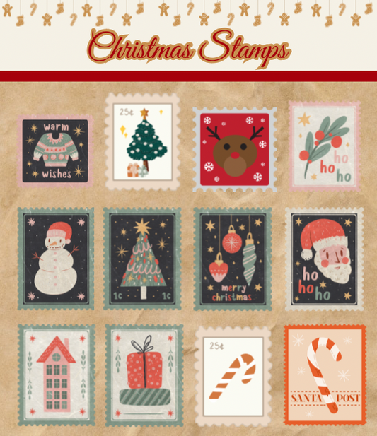 Christmas Stamps - Plushi 