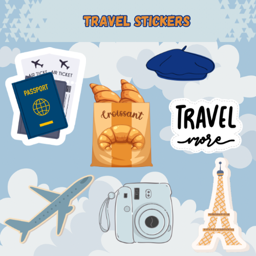 Travel Stickers - Plushi 